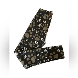 2/$15 Paw Print Fleece Leggings